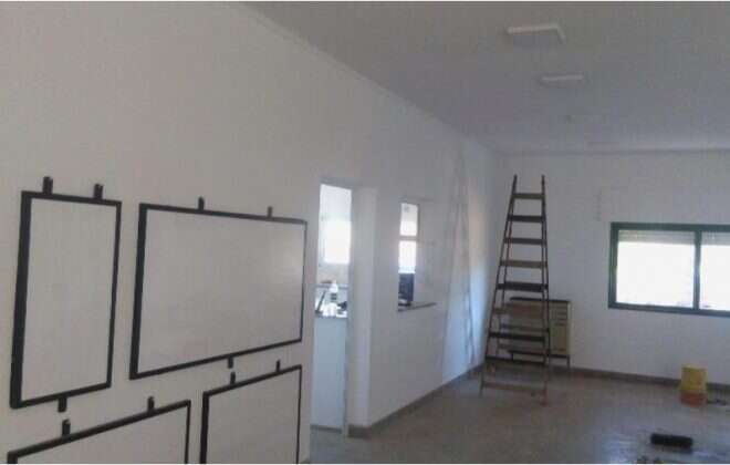Etapa final de obras en escuela de Guatraché