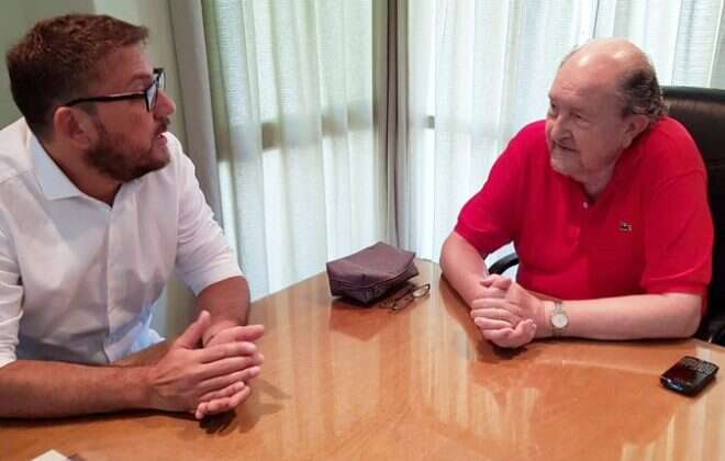 Verna se reunió con Pérez Araujo por Portezuelo