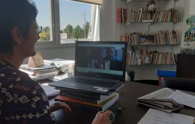 Videoconferencia entre referentes del Ente Patagónico de Cultura