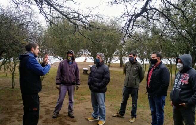 Uriburu se sumó al programa de Forestación Urbana