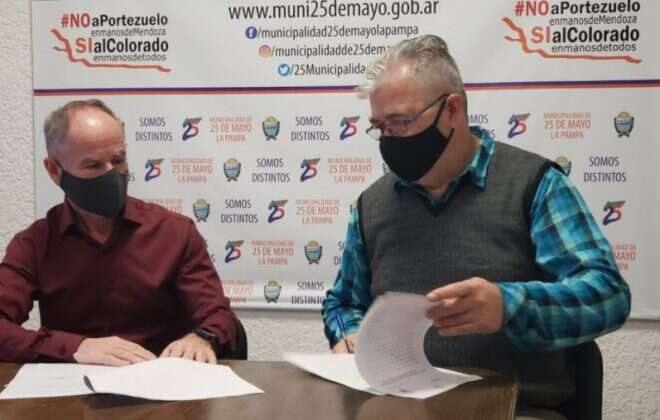 Firma de convenio de colaboración entre la Secretaría de Trabajo y Promoción del Empleo y la Municipalidad de Colonia 25 de Mayo