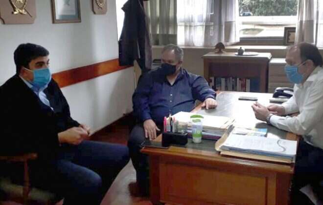 El intendente de La Maruja dialogó sobre el Plan Estratégico de la localidad con funcionarios del Gobierno Provincial