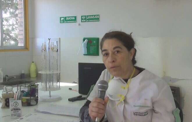 Destacaron la labor del laboratorio de Santa Isabel como servicio esencial para el productor