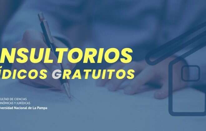 Los Consultorios Jurídicos Gratuitos de la UNLPam continúan atendiendo de manera online