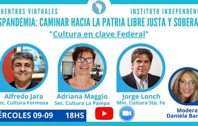 Adriana Maggio participará de un debate virtual acerca de la cultura federal