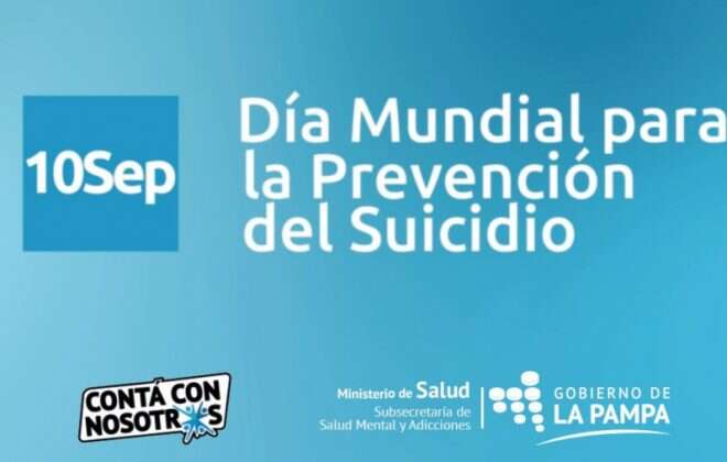 Salud anunció charla abierta por el día mundial de la prevención del suicidio