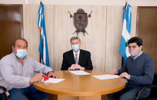 Provincia gira a Bernardo Larroudé más de $ 8 millones para obras hídricas