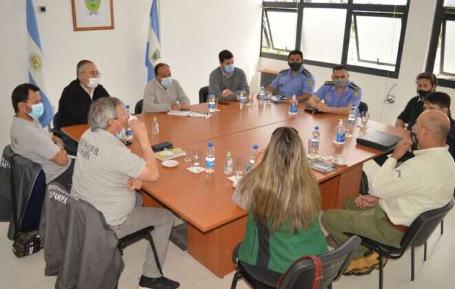 Planificación interinstitucional de prevención por la temporada de incendios