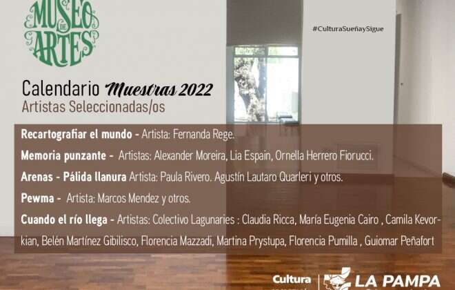 Exposiciones: Espacio de Artes “Eduardo Di Nardo” y Museo Provincial