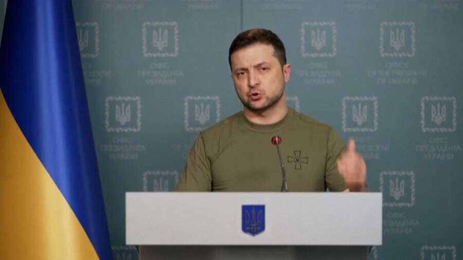 Zelenski denunció que Rusia se prepara para bombardear el puerto de Odesa