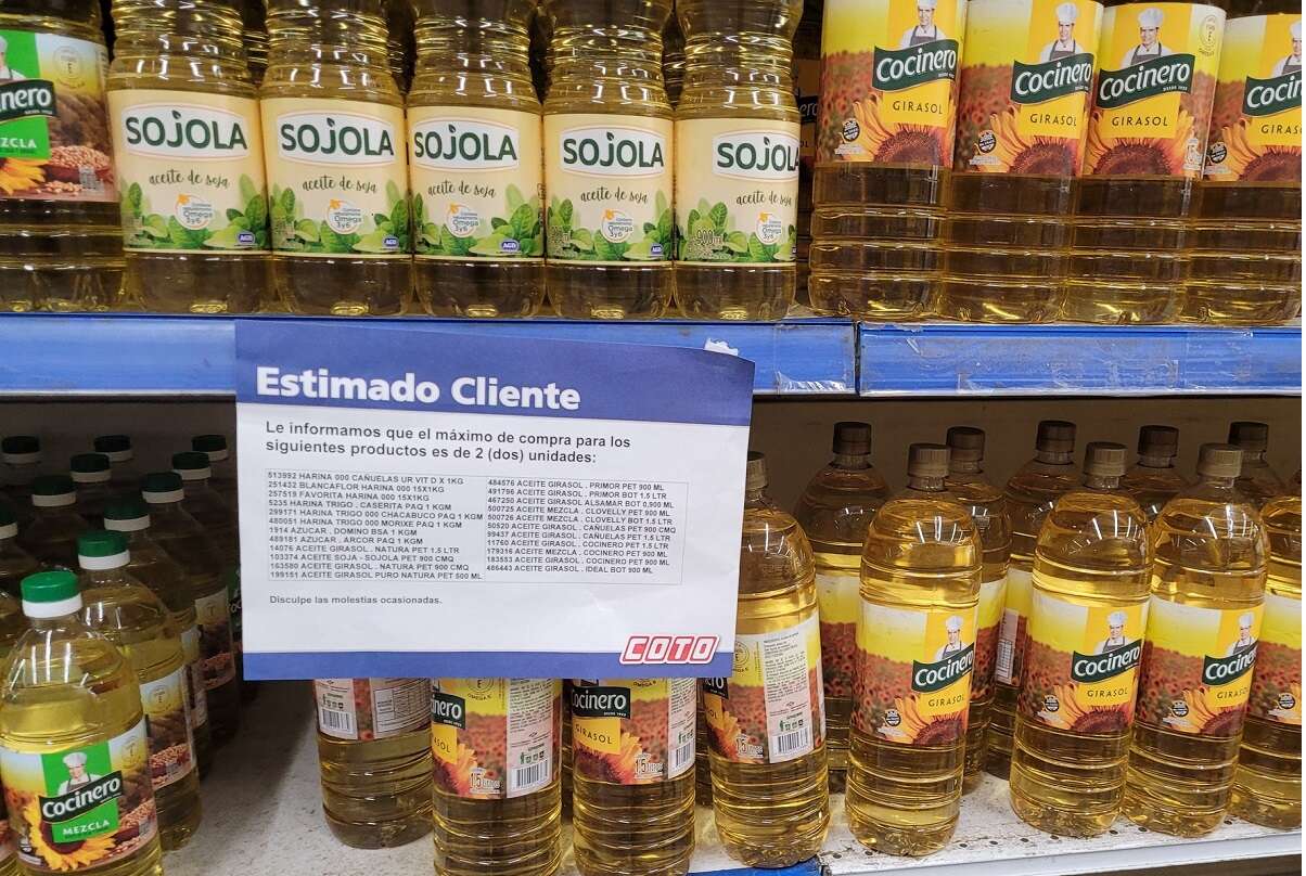 Productores advierten que podría faltar aceite en las góndolas