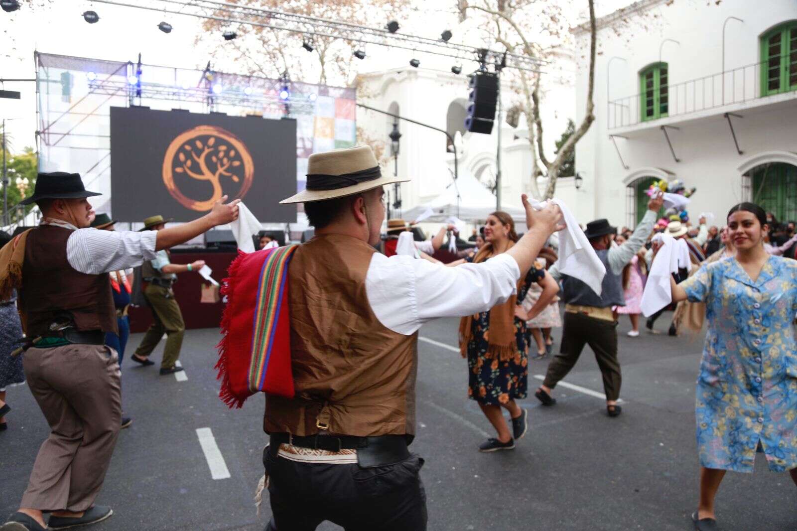 “Las Voces del Chañar” participaron en los festejos por el Día de la Bandera en CABA