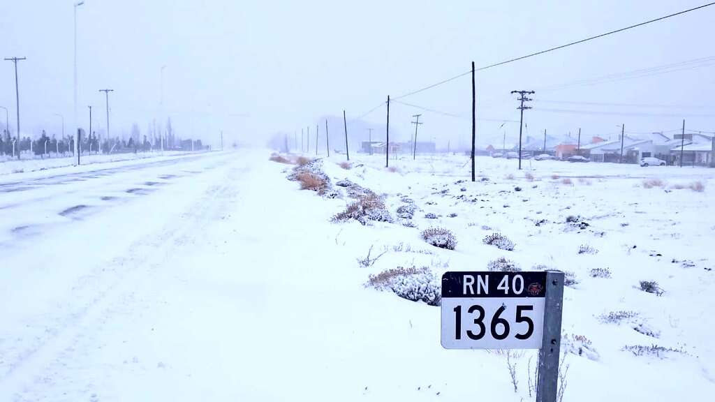 Problemas en la frontera por la gran caída de nieve