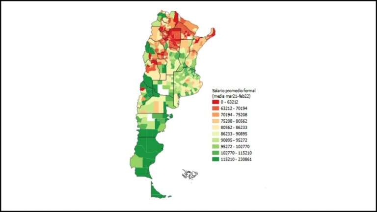 De las diez localidades con mejores salarios del país, ocho son patagónicas