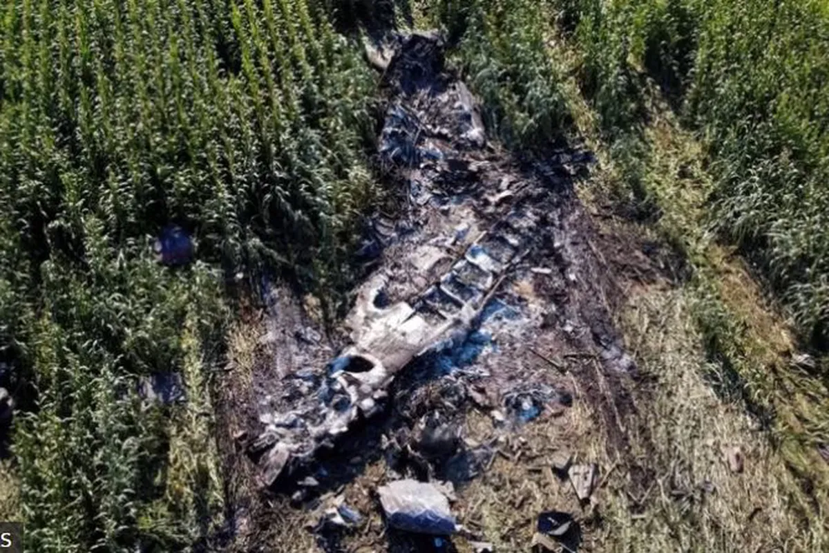 Grecia: Se estrelló un avión ucraniano que transportaba 12 toneladas de “carga peligrosa”