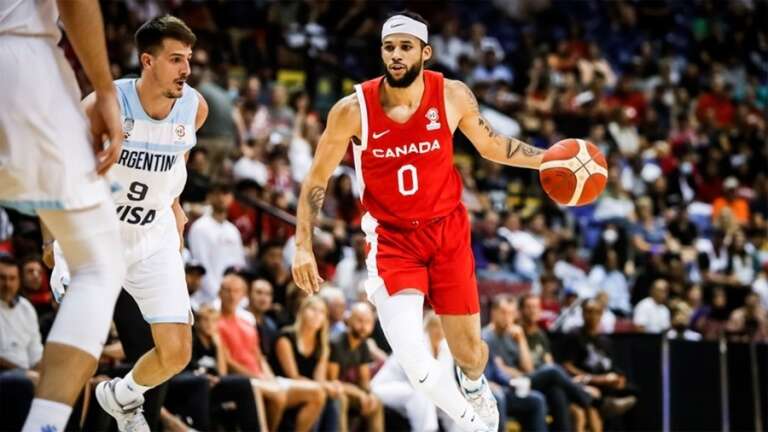 Básquetbol: Argentina luchó pero Canadá supo cuidar su ventaja y le ganó por las eliminatorias para el Mundial 2023