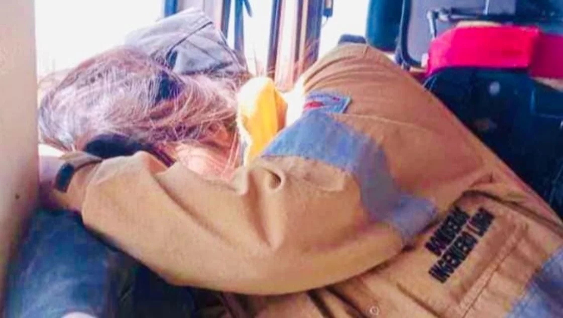Tamara: La Bombera Voluntaria de Luiggi que estuvo 17 horas combatiendo un incendio forestal