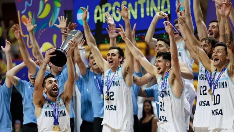 Básquetbol: Argentina venció a Brasil y se consagró campeón de la Americup 2022