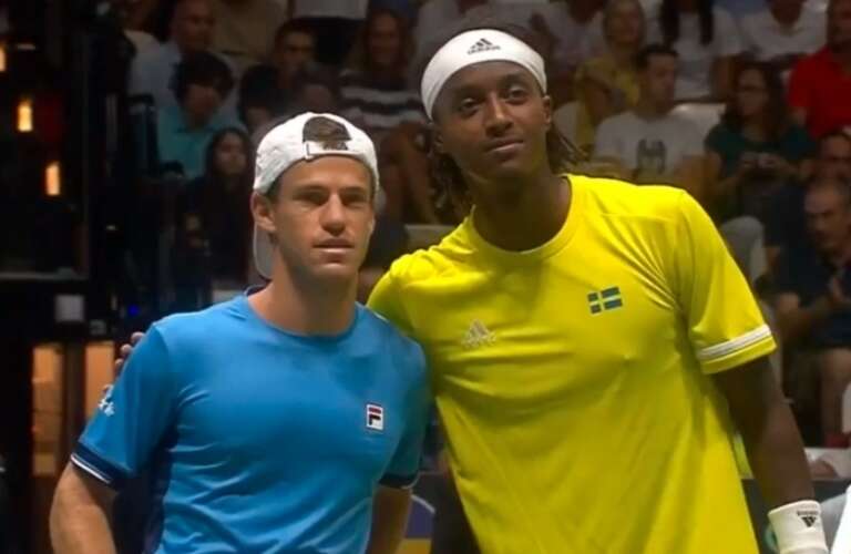 Tenis: Tras la caída de Schwartzman, Argentina perdió la serie de la Davis con Suecia 2-0