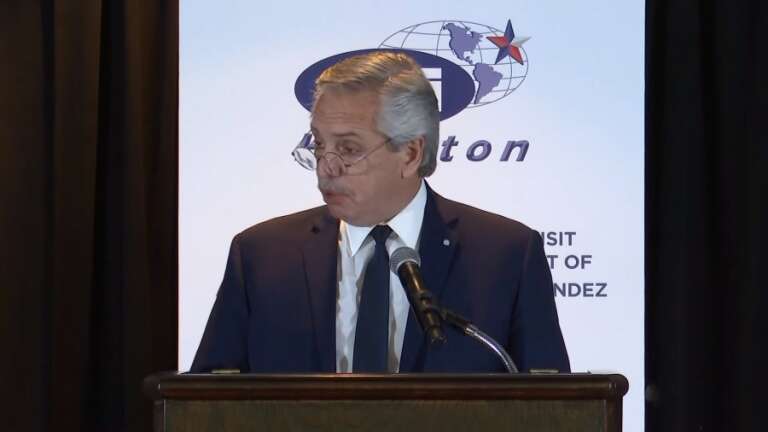Alberto Fernández convocó a empresarios petroleros estadounidenses a invertir en Argentina