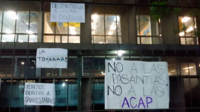 Son once las escuelas tomadas en CABA y el Acosta hará un abrazo contra la “persecución política”