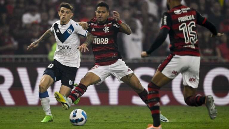 Fútbol: Vélez volvió a caer ante Flamengo y se despidió de la Copa Libertadores