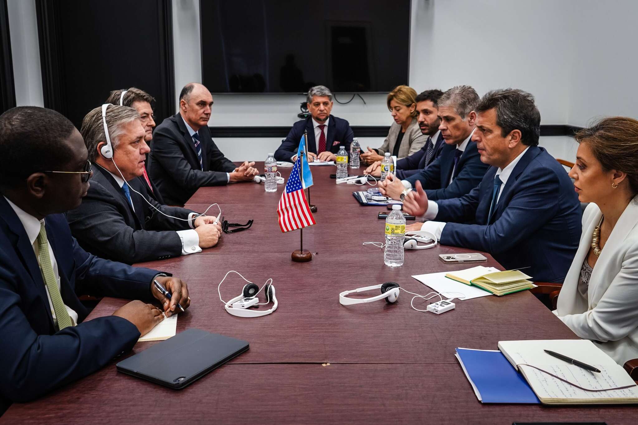 Massa en EEUU: Integró una mesa de trabajo y presentó su plan para impulsar inversiones en petróleo y gas