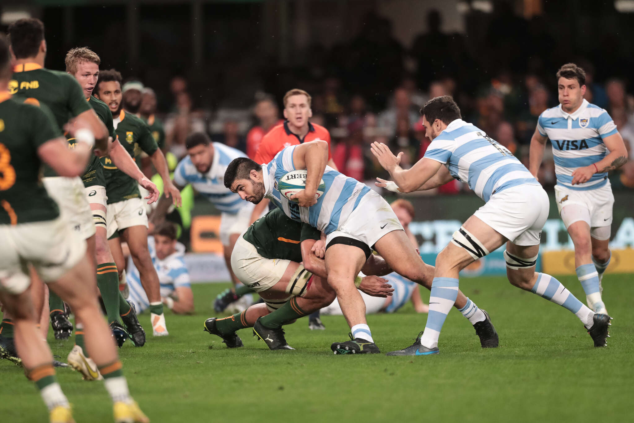 Rugby: Los Pumas cayeron ante Sudáfrica y quedaron últimos en el Rugby Championship