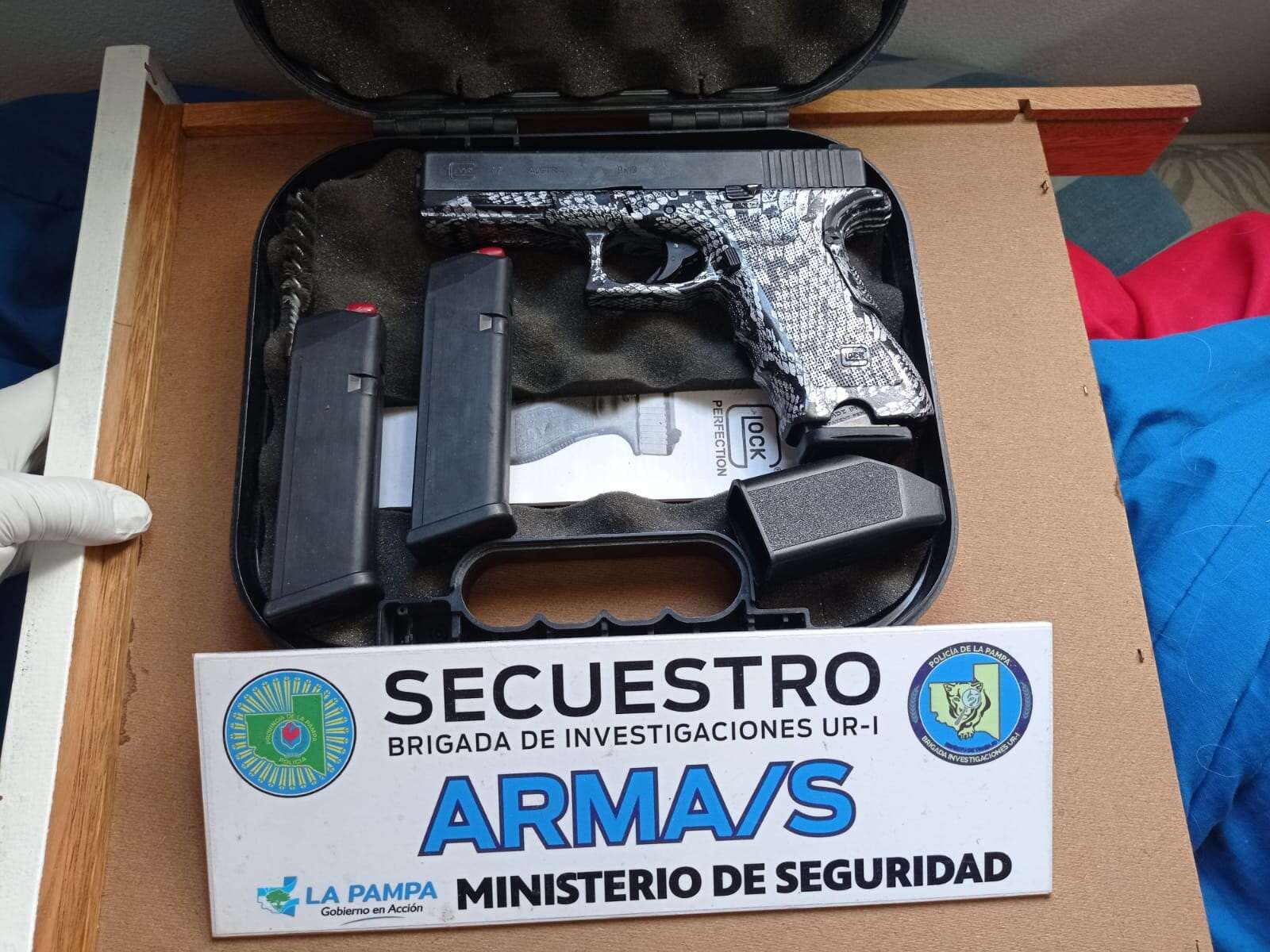 Santa Rosa: Recuperan un arma valuada en $ 2 millones que había sido robada