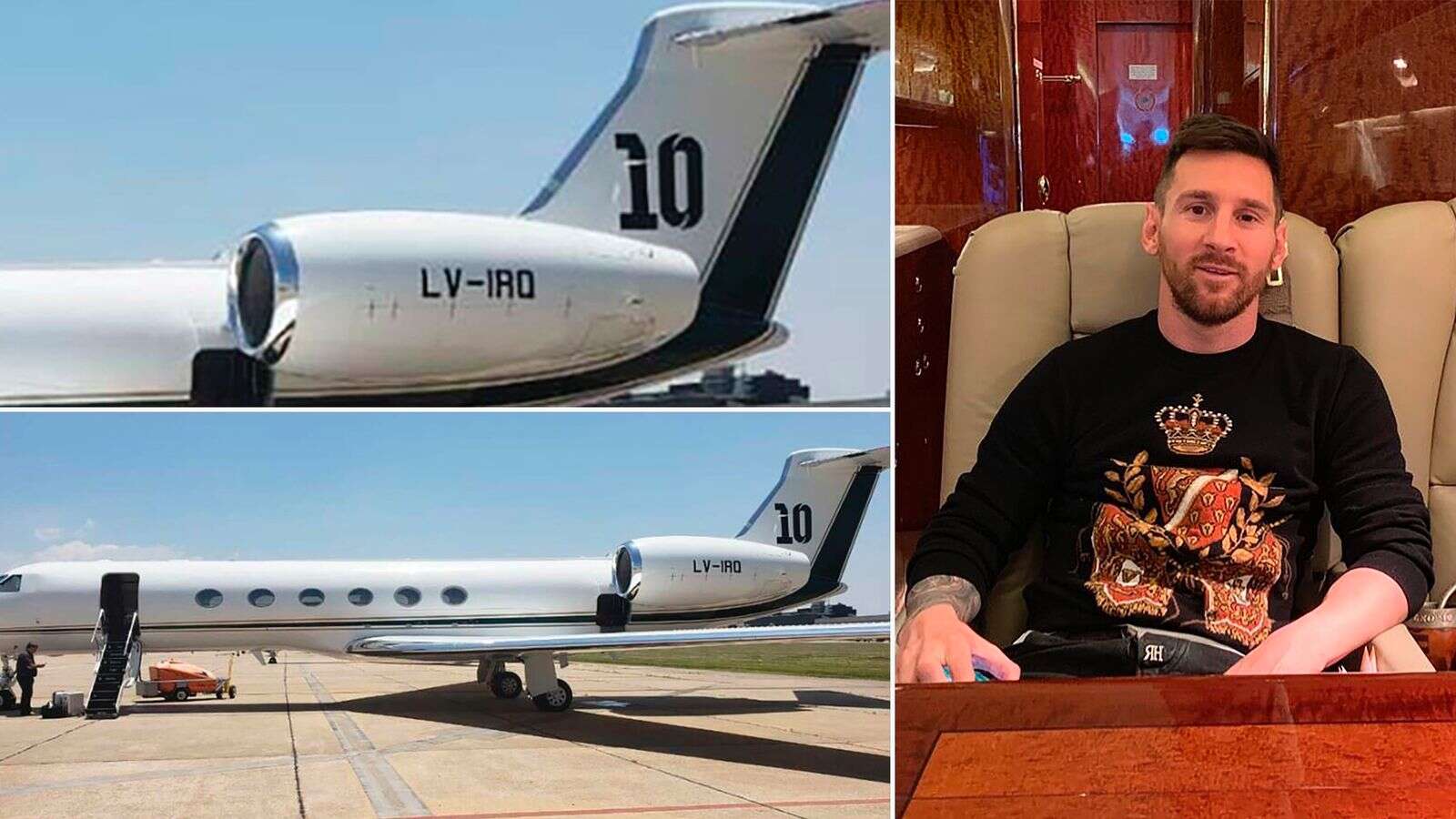 Los datos del avión privado de Messi que desataron un escándalo en Francia