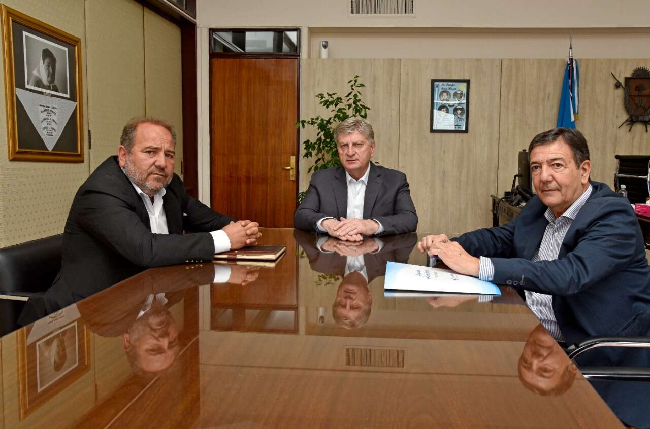 Bernardo Larroudé: Ziliotto y Gallotti se reunieron para analizar obras futuras