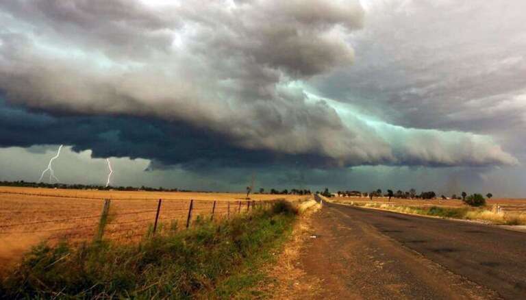 Clima: Alertas amarillas y naranjas por tormentas en La Pampa y otras seis provincias