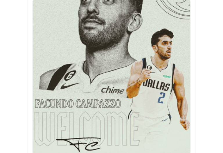 Básquetbol: “Fenómeno Campazzo”, los fans argentinos hicieron explotar las redes de Dallas Mavericks