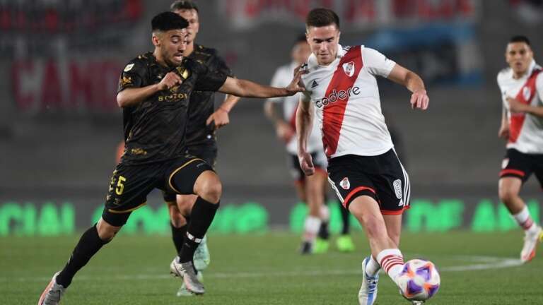 Fútbol: River le ganó a Platense y se metió en la Libertadores 2023