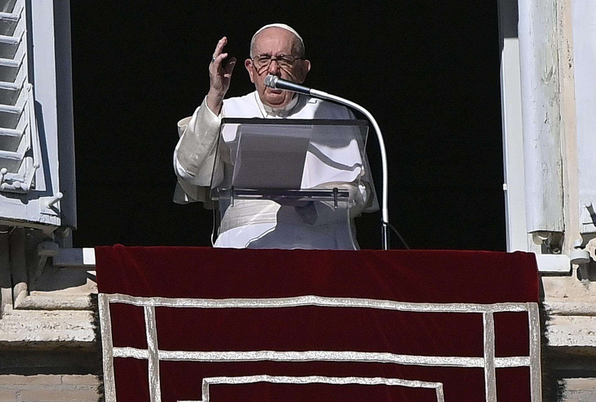 El Papa Francisco instó al diálogo entre Israel y Palestina