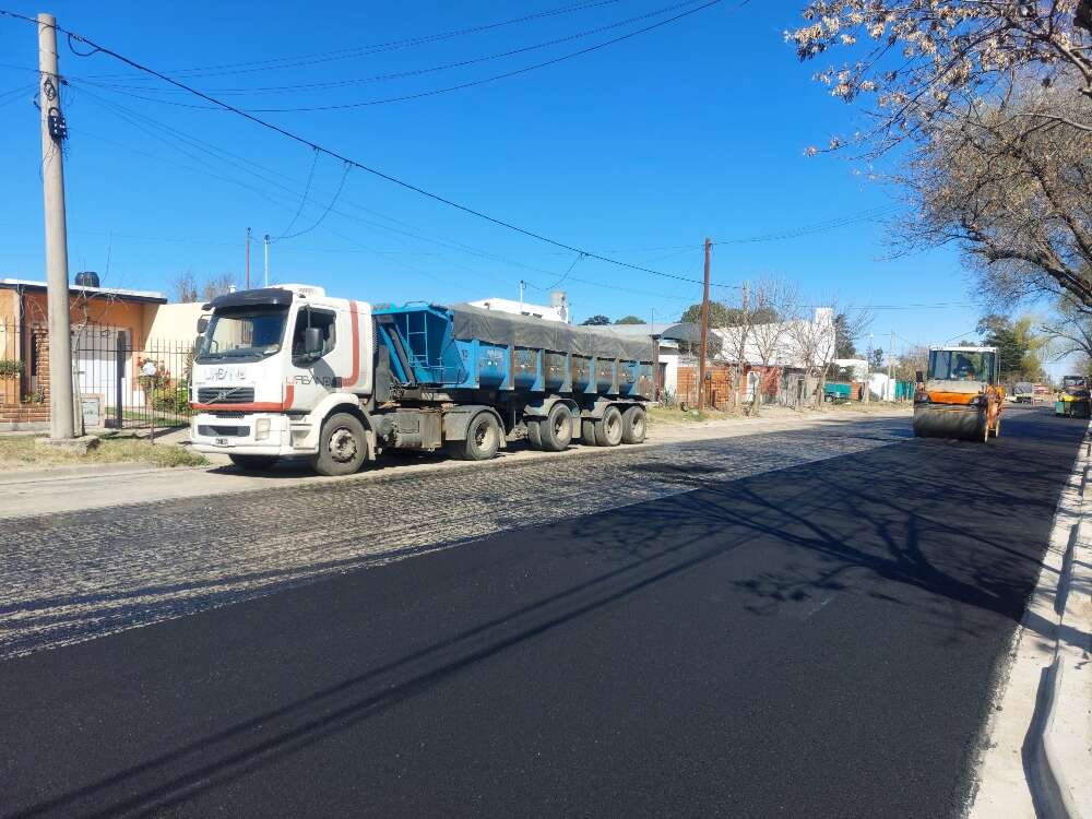 Programa semanal de obras de pavimento en General Pico