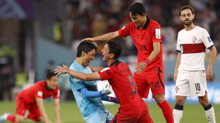 Qatar 2022: Corea del Sur venció a Portugal sobre el final y se metió en octavos