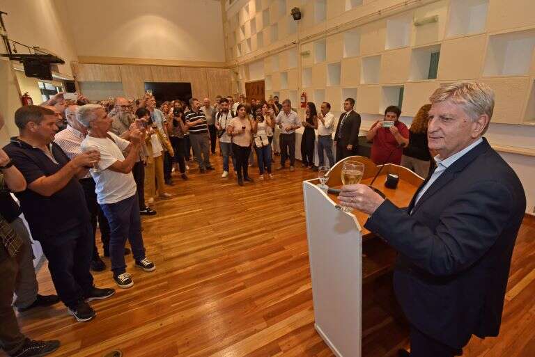 Santa Rosa: Ziliotto compartió con la prensa el tradicional brindis de fin de año