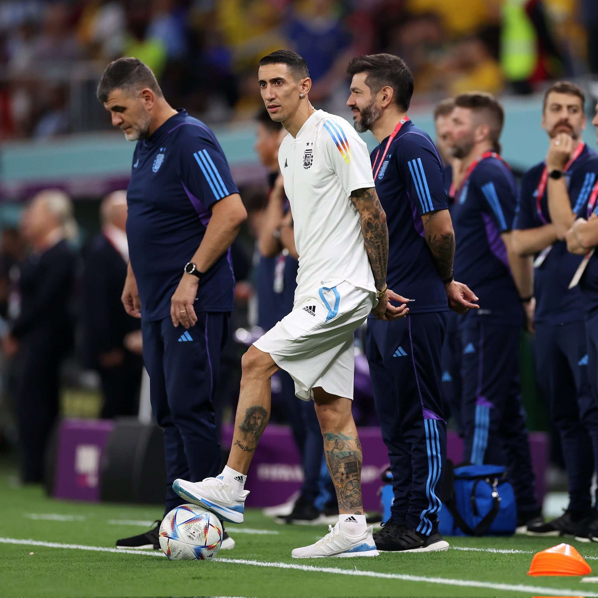 Qatar 2022: Scaloni pone a prueba a Di María en la práctica a puertas cerradas
