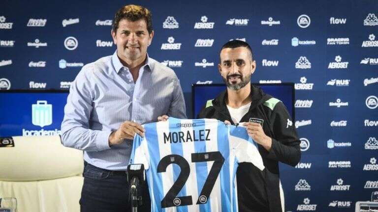 Fútbol: Maximiliano Moralez nuevo refuerzo de Racing