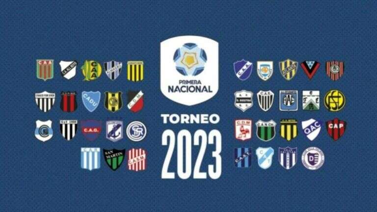 Fútbol: Se sorteó el fixture de la temporada 2023 de la Primera Nacional