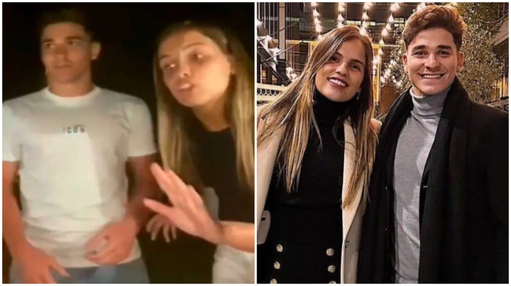 La novia de Julián Ãlvarez hizo un descargo tras las críticas que recibió por su reacción en un video viral