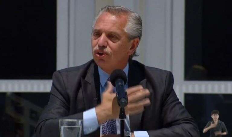 Alberto Fernández: “Lo que nos frustró es ese presidente que tuvimos y que se llama Mauricio Macri”