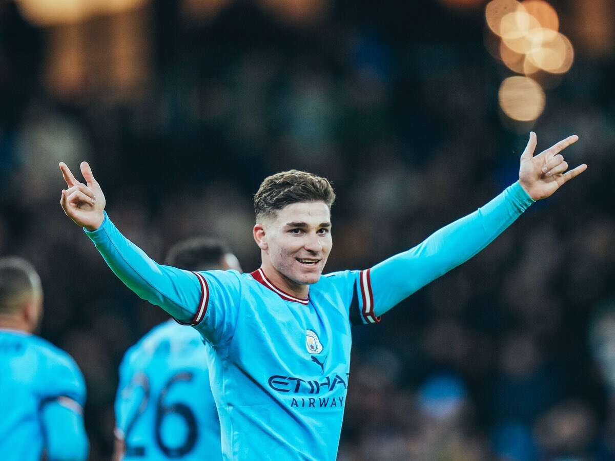 Fútbol: Gol de Julián Ãlvarez en la goleada de Manchester City frente a Chelsea