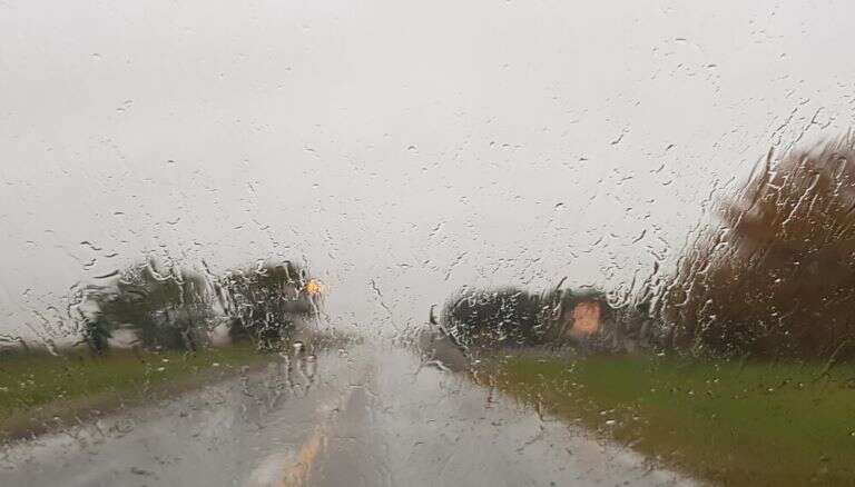 Lluvias: Importantes precipitaciones en localidades del norte de La Pampa
