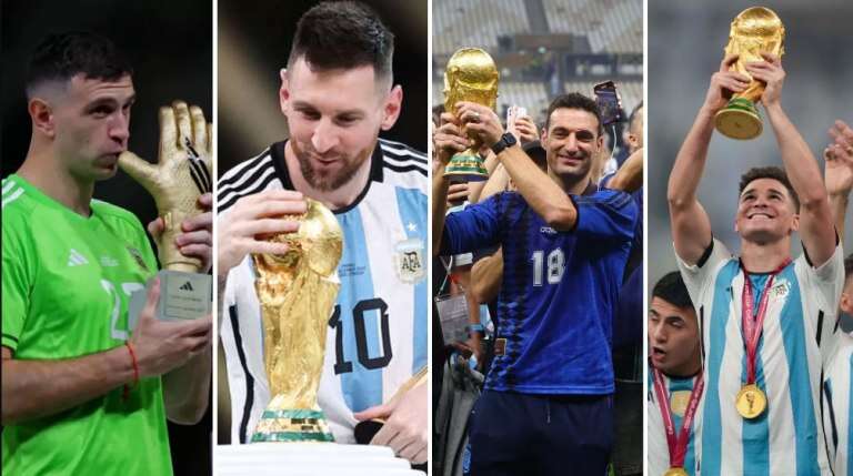 Fútbol: Messi, Julián Ãlvarez, Scaloni y Dibu Martínez fueron nominados al premio The Best de la FIFA
