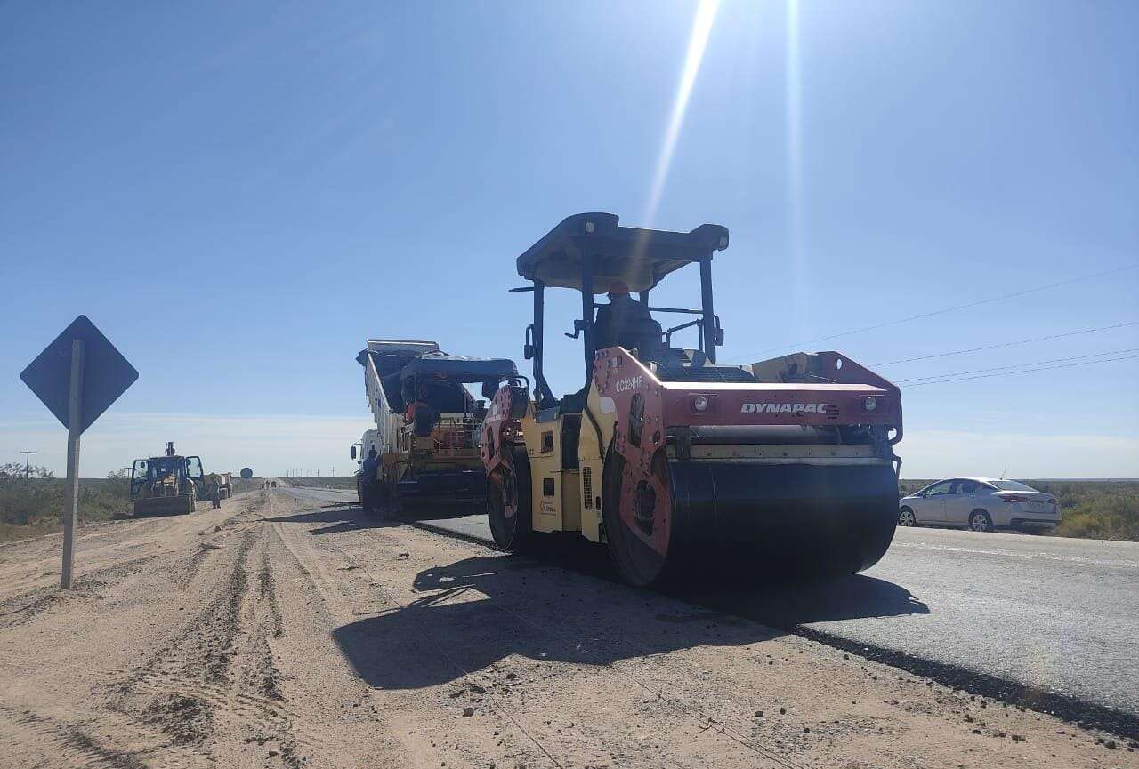 Avanza la obra de asfalto en la ruta NÂº151
