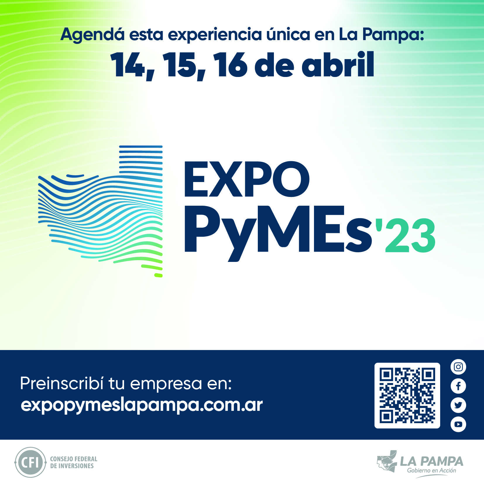 Avanzan las inscripciones para la ExpoPymes 2023