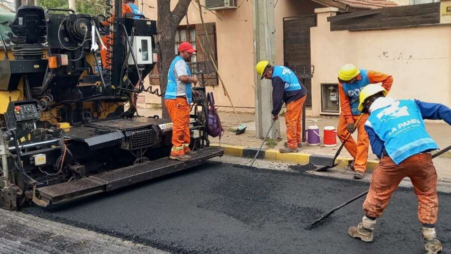 Estas serán las calles que se pavimentarán en Santa Rosa y General Pico esta semana