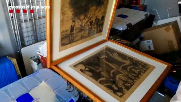 España: Detuvieron a ladrones de arte y recuperaron dibujos de Dalí de hace 100 años
